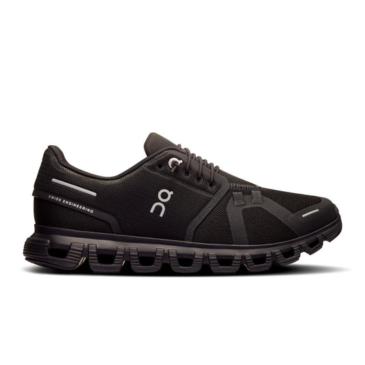 On Womens, Cloud 6 Black/Black 9.5 Medium