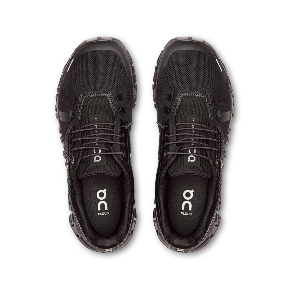 On Womens, Cloud 6 Black/Black 9.5 Medium