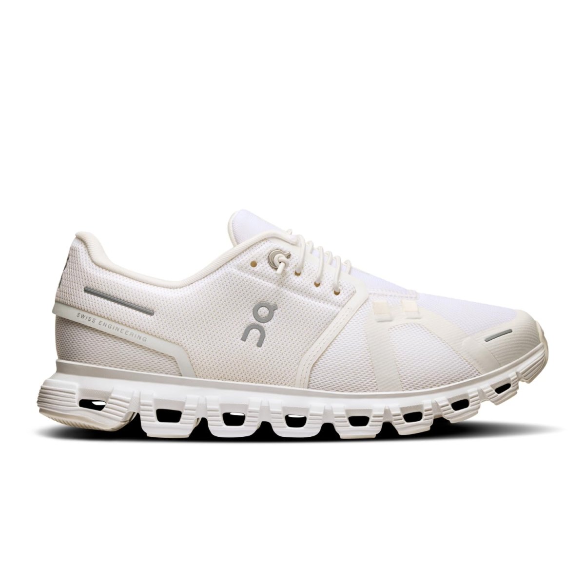 On Women's Cloud 6 Sneakers, White, 7.5 Medium US