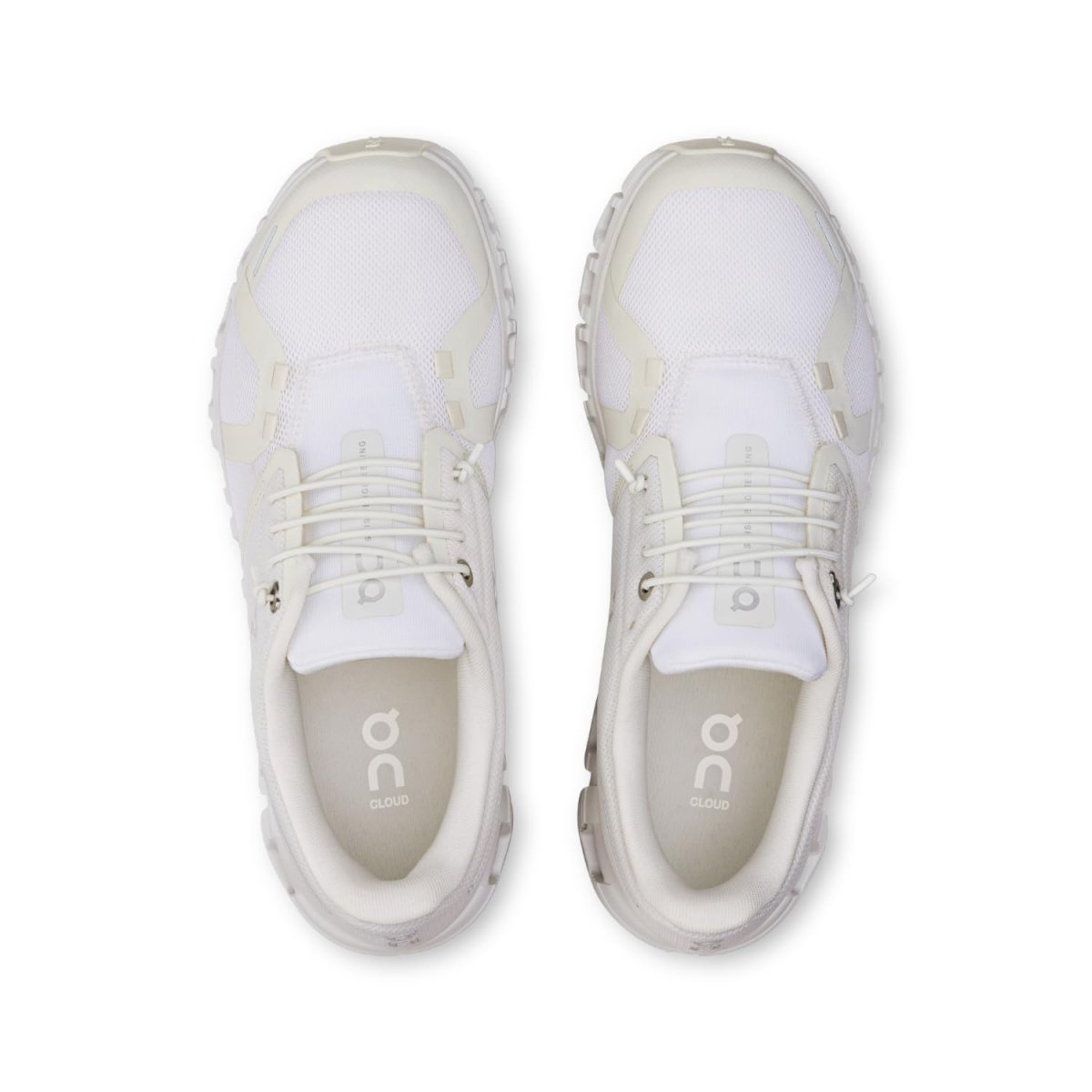 On Women's Cloud 6 Sneakers, White, 7.5 Medium US