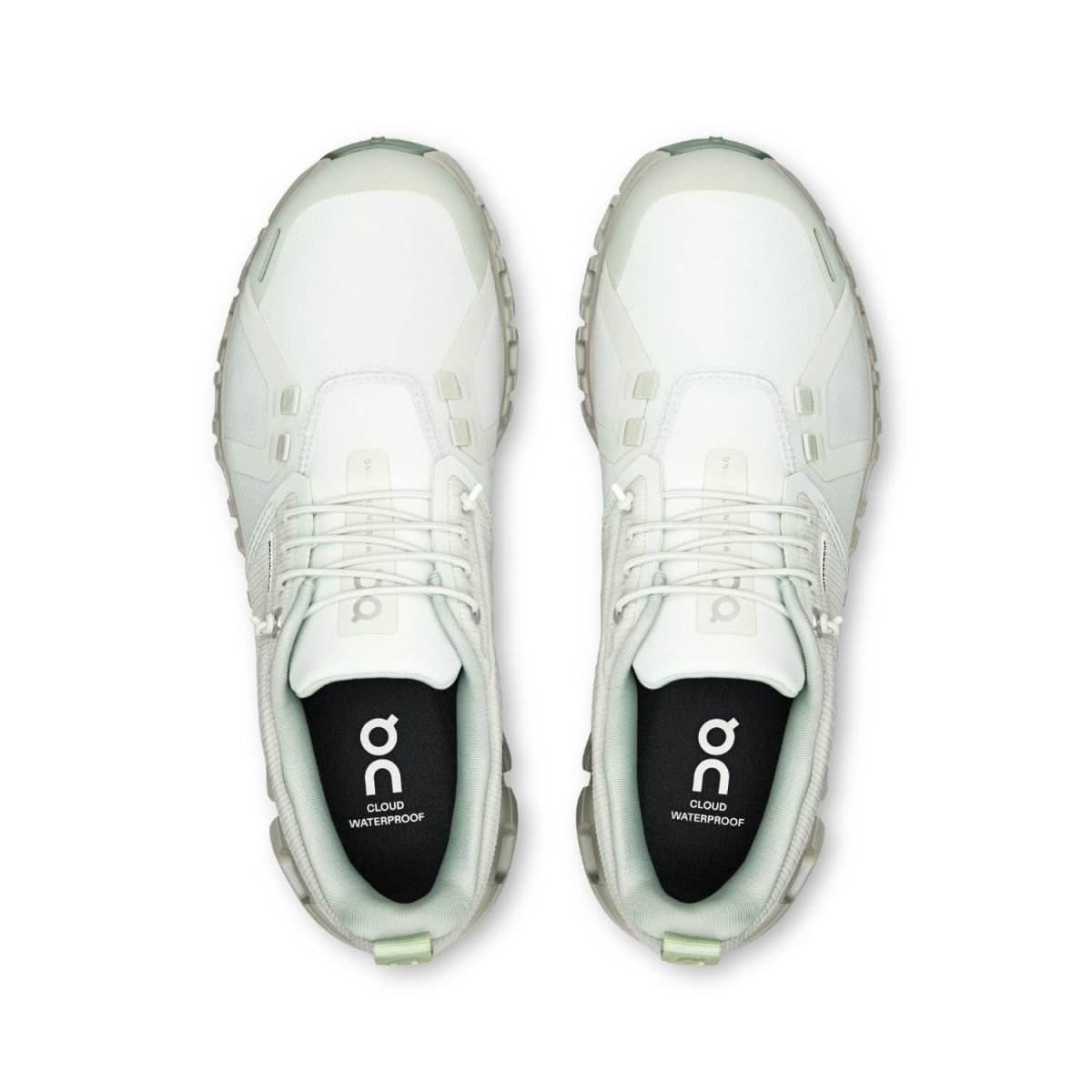 On Womens Cloud 6 Waterproof Iceberg/Tin 8 Medium