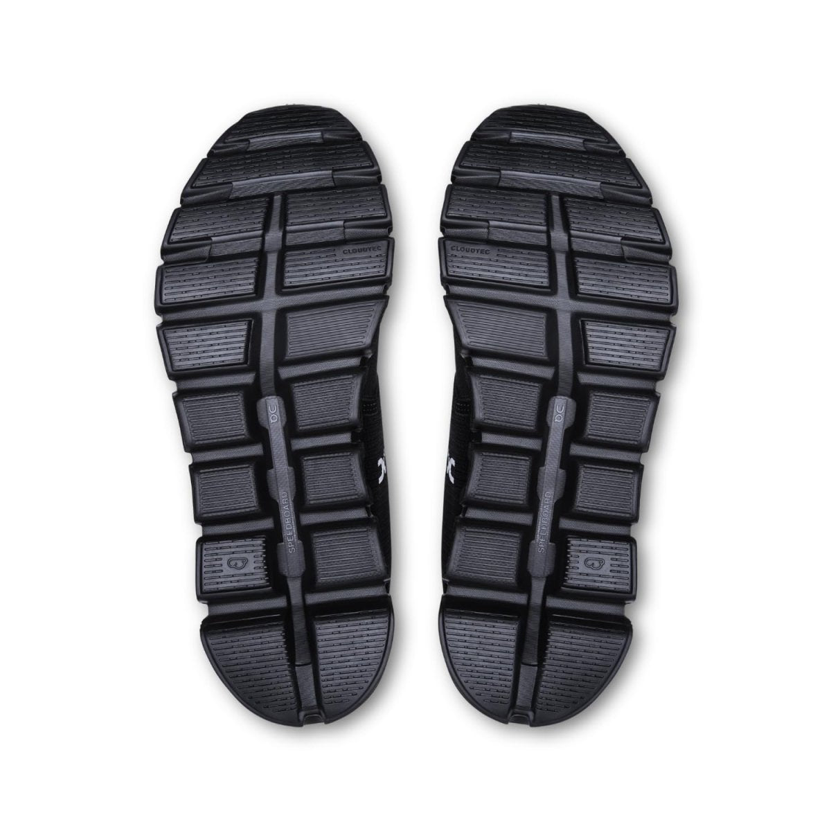 On Women's Cloud 6 WP Sneakers, Black/Black, 6.5 Medium US