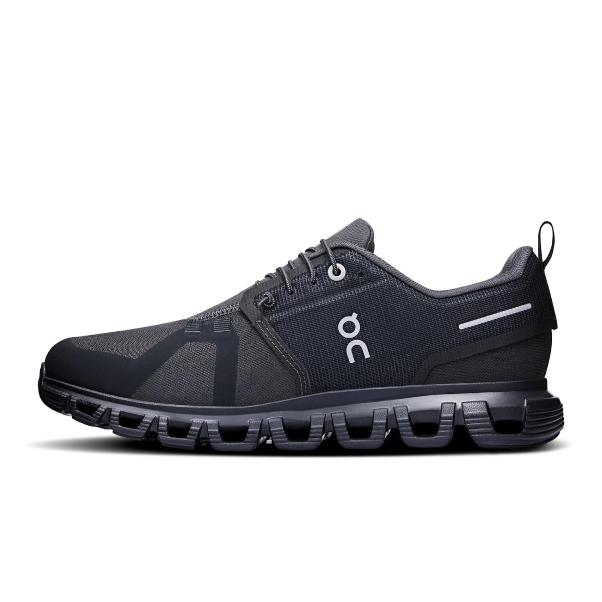 On Women's Cloud 6 WP Sneakers, Black/Black, 6.5 Medium US