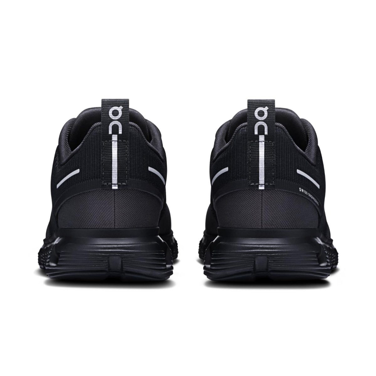 On Women's Cloud 6 WP Sneakers, Black/Black, 6.5 Medium US