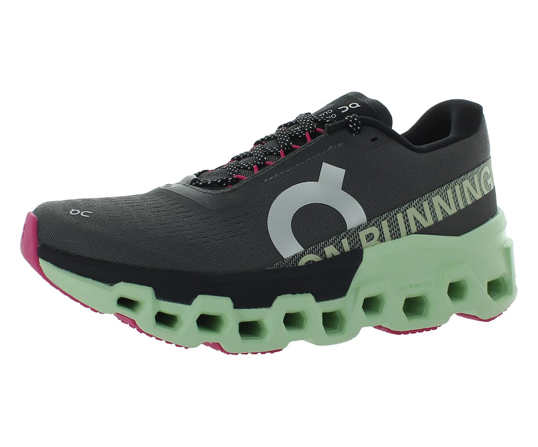 On Womens Cloudmonster 2 Asphalt/Lima 9.5 M