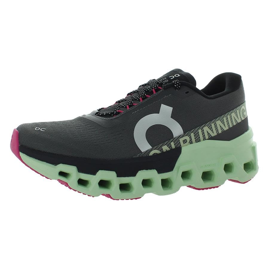 On Womens Cloudmonster 2 Asphalt/Lima 9.5 M