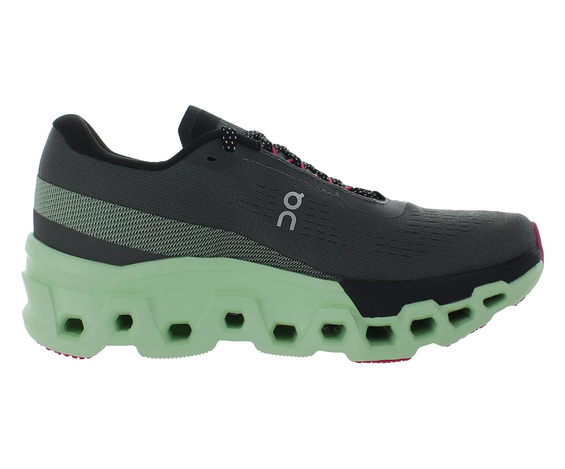On Womens Cloudmonster 2 Asphalt/Lima 9.5 M