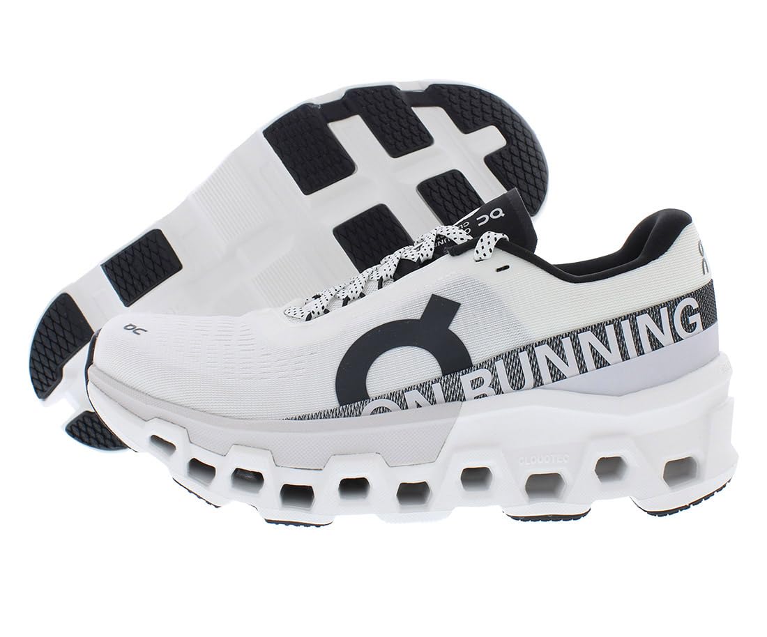 On Women's Cloudmonster 2 Running Shoes, Undyed/Frost, 8.5 US
