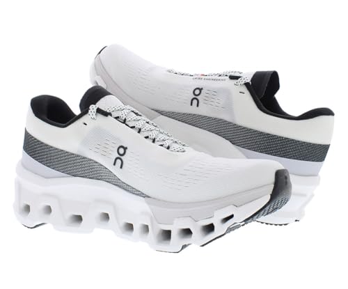 On Women's Cloudmonster 2 Running Shoes, Undyed/Frost, 9.5 US