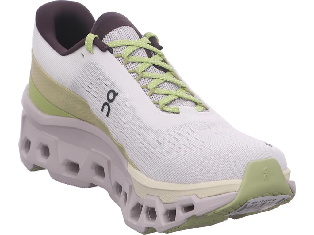 On Women's Cloudmonster 2 Running Shoes, Undyed/Zest, 10 US