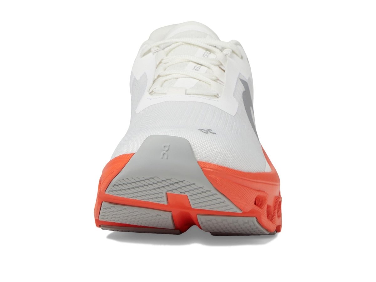 On Womens Cloudmonster 2 White/Flame 9.5 M