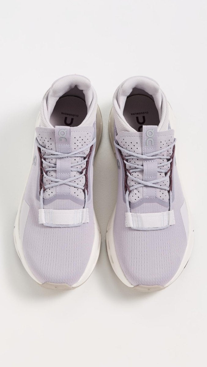 On Women's Cloudnova 2 Sneakers, Fade/Desert, 8.5 Medium US