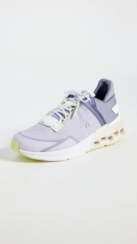 On Women's Cloudnova Flux Sneakers, Fade | Moon, Purple, 9 Medium US