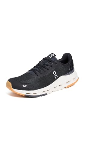 On Women's Cloudnova Form 2 Sneakers, Black | Ivory, 8.5 Medium US