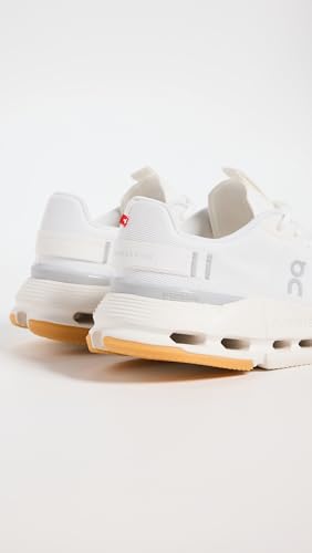 On Women's Cloudnova Form 2 Sneakers, White | Ivory, 10 Medium US
