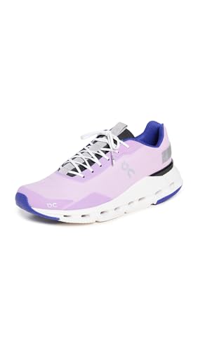 On Women's Cloudnova Form Sneakers, Aster/Magnet, Purple, 10.5 Medium US