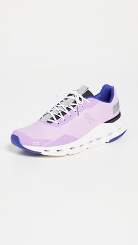 On Women's Cloudnova Form Sneakers, Aster/Magnet, Purple, 10.5 Medium US