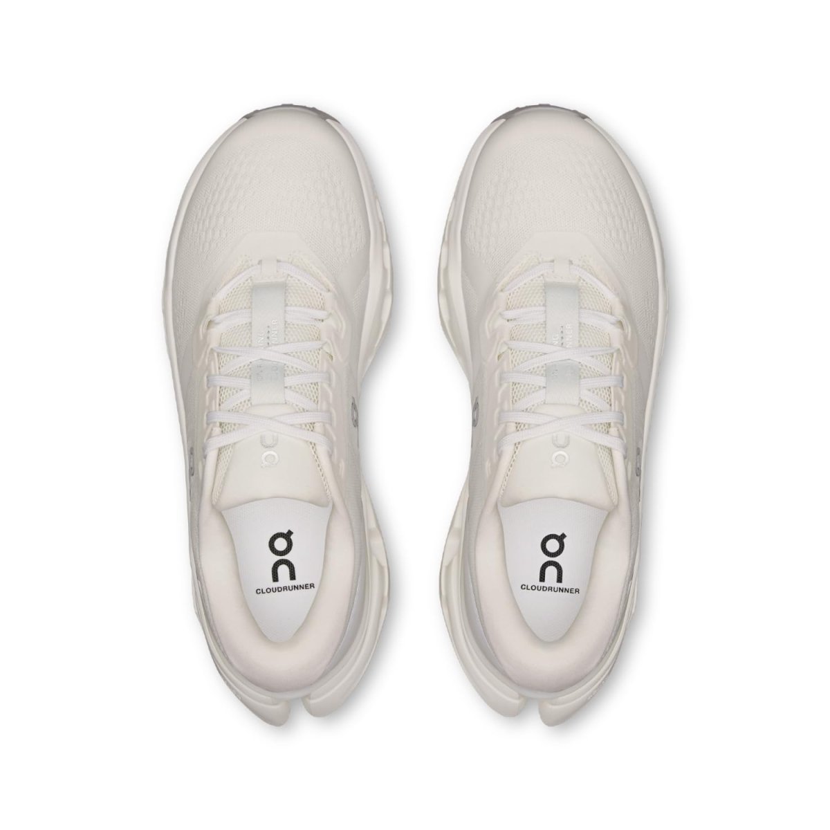 On Women's Cloudrunner 3 Sneakers, White | Ivory, 5.5 Medium US