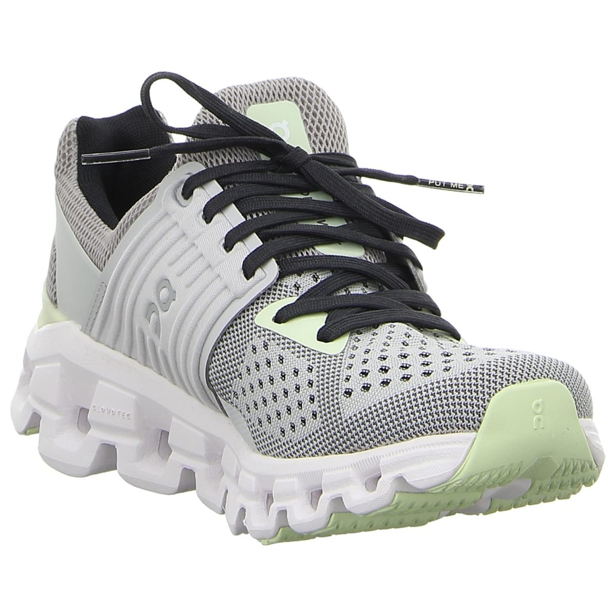 On Women's Cloudswift PR Sneakers, Alloy | Glacier, Grey, 6.5 Medium US