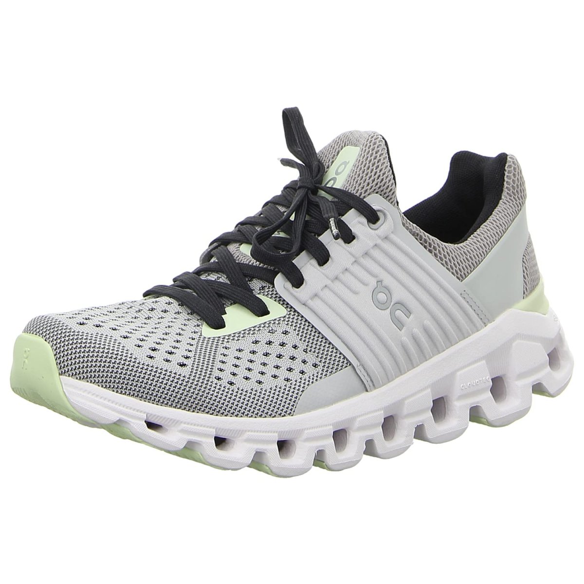 On Women's Cloudswift PR Sneakers, Alloy | Glacier, Grey, 6.5 Medium US